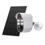 White with solar panel