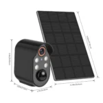 Black with solar panel