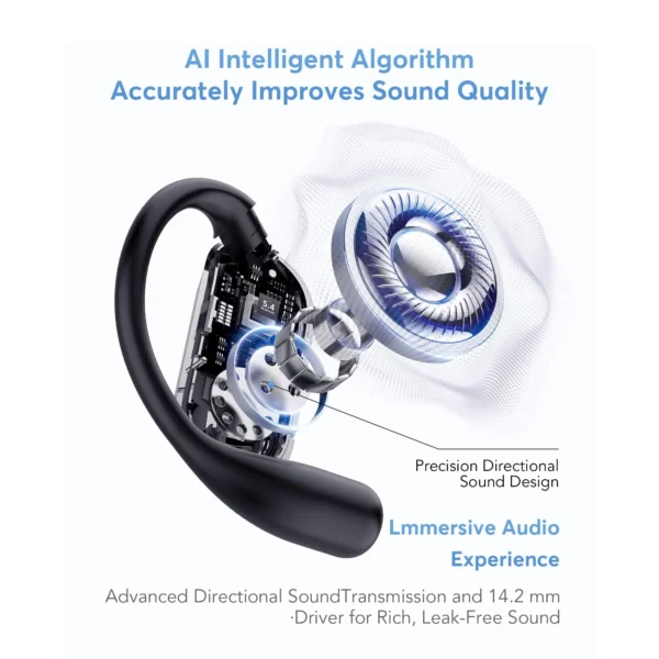 AI Real-Time Translation Earbuds with Long Battery & ENC - Image 3