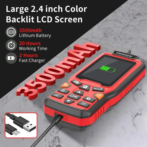 High Accuracy 2.4 Inch LCD GPS Surveying Device - Image 4