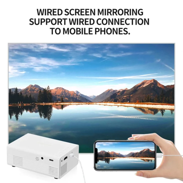 Mini Mobile Phone Projector - Image 4