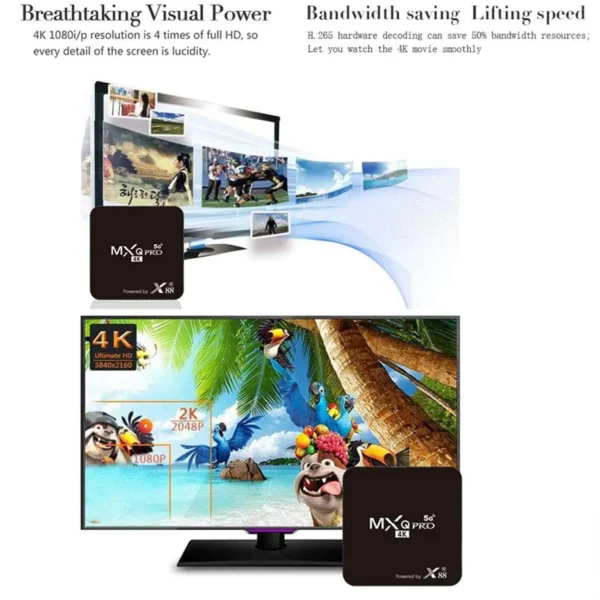 MXQ Pro 4K 5G Android TV Box - Image 5