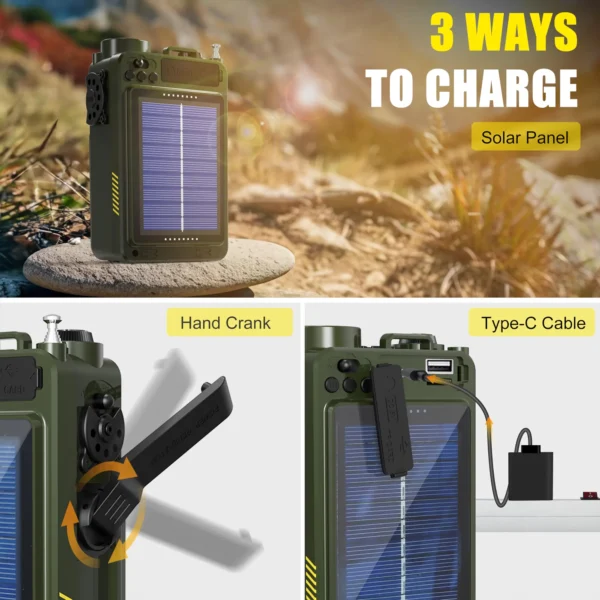 Multifunctional Emergency Crank Radio - Image 7
