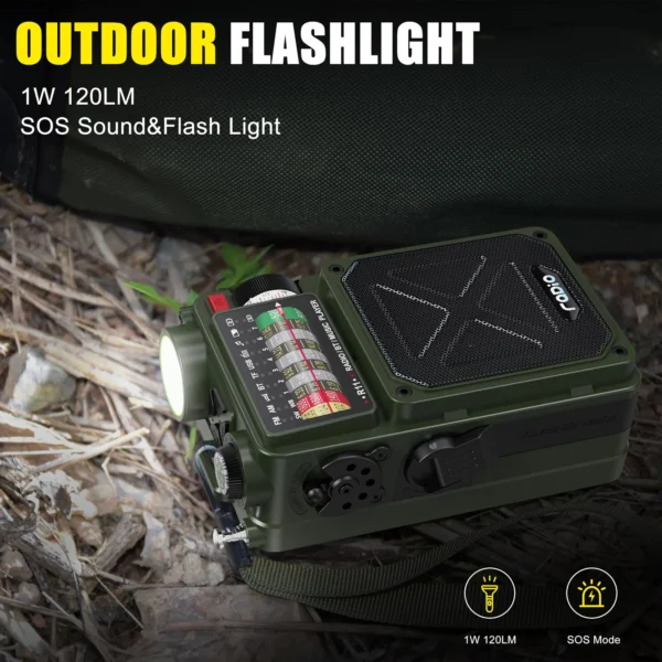 Multifunctional Emergency Crank Radio - Image 6