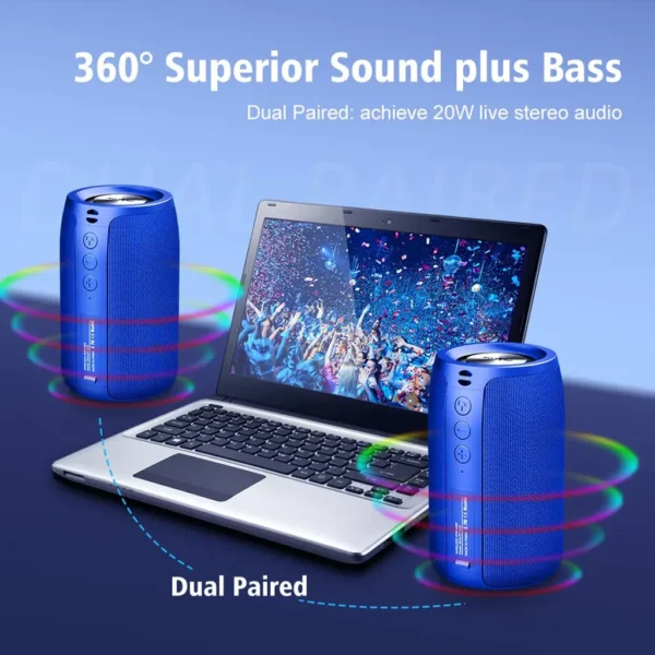 Zealot S32 Portable Bluetooth Speaker - Image 2