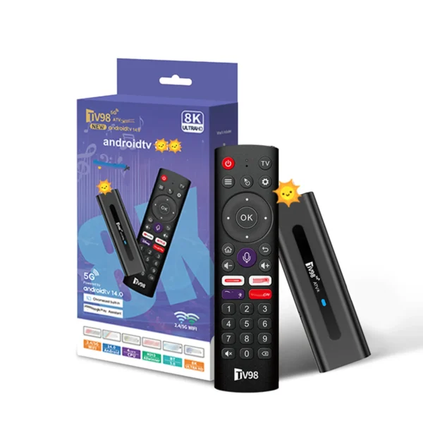 TV98 ATV Android 14 TV Box Stick - Image 2