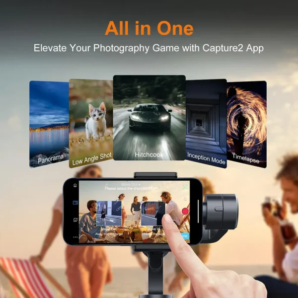 3-Axis Gimbal Stabilizer for Smartphone - Image 2