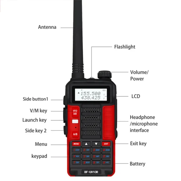 BF-UV10R High Power Walkie Talkie - Image 7