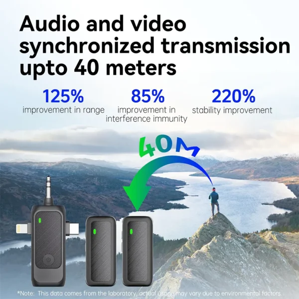 3-in-1 Wireless Microphone with Charger - Image 3