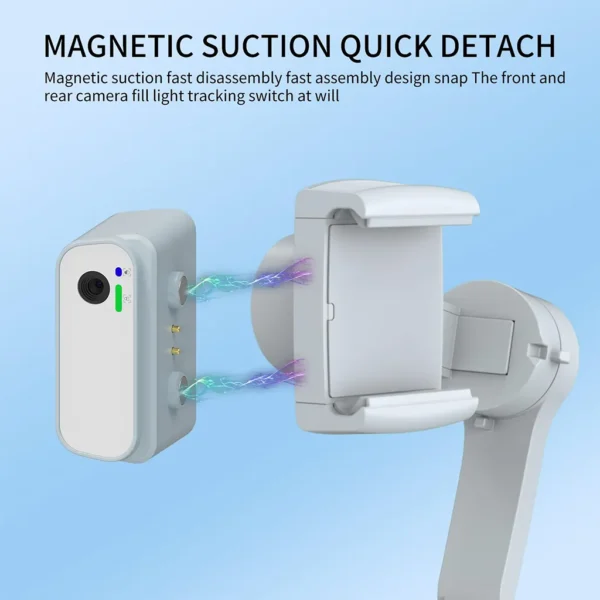 3-Axis Foldable Phone Gimbal Stabilizer with AI Tracking & Fill Light - Image 6