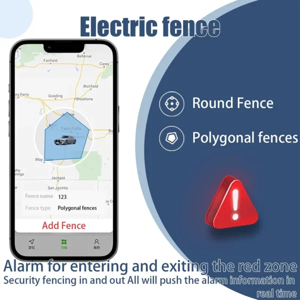 Round Magnetic Mini Worldwide GPS Tracker