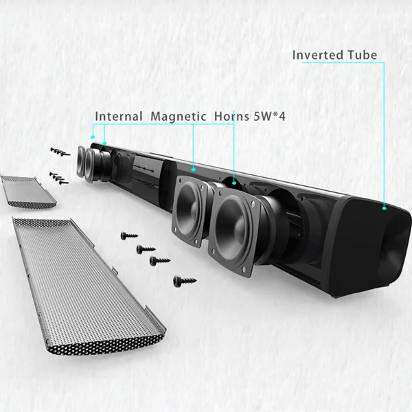 TV Soundbar with Multiple Inputs - Image 6