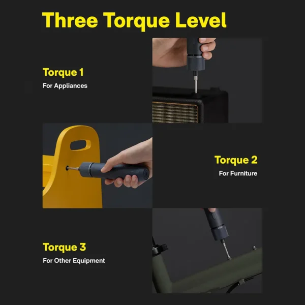 Electric Screwdriver Set- Cordless Power Screwdriver with 12 S2 Steel Bits - Image 8