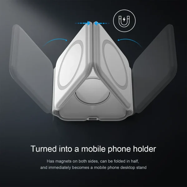 3 in 1 Foldable Charging Dock MagSafe Wireless Charging Station - Image 3