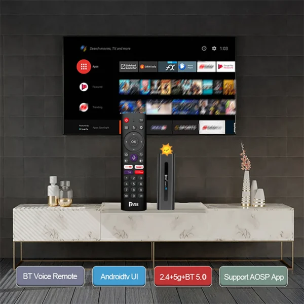 TV98 ATV Android 14 TV Box Stick - Image 3