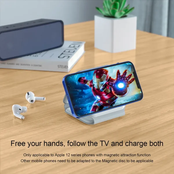3 in 1 Foldable Charging Dock MagSafe Wireless Charging Station - Image 5