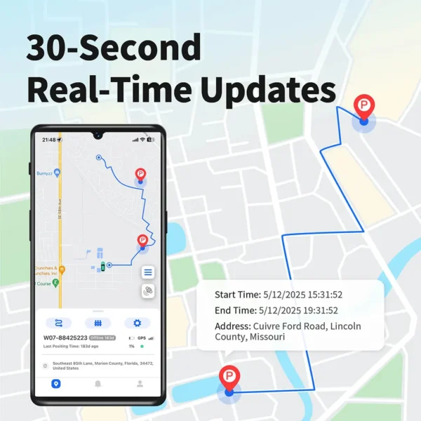 TrackEase 4G GPS Tracker for Vehicles with No Monthly Fee - Image 2