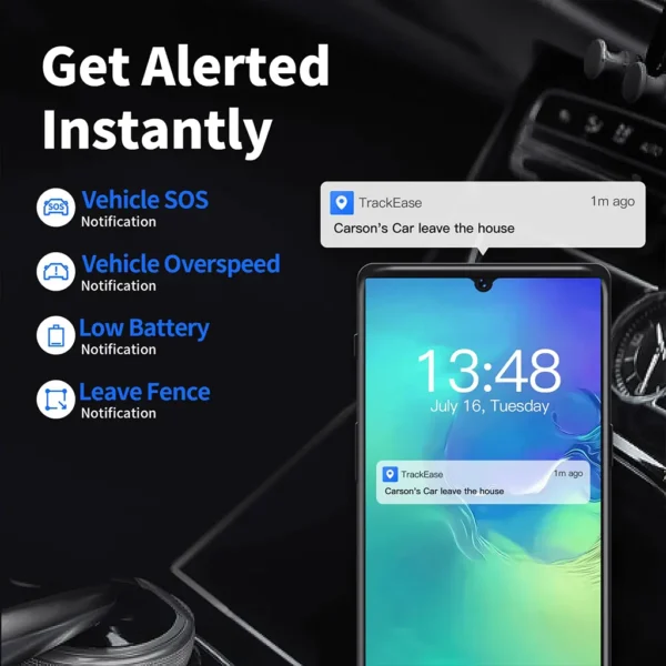 TrackEase 4G GPS Tracker for Vehicles with No Monthly Fee - Image 5