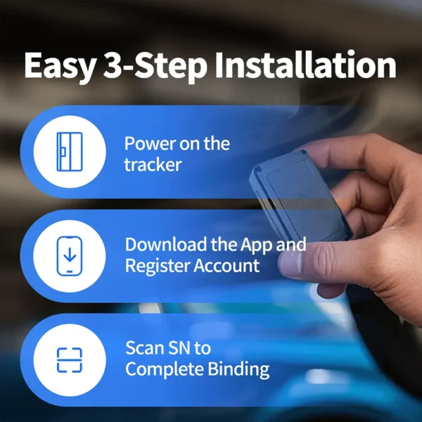 TrackEase 4G GPS Tracker for Vehicles with No Monthly Fee - Image 6